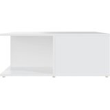  Stolić za kavu bijeli 80 x 80 x 31 cm od konstruiranog drva | Shoptok.si