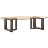  Noge za stolić T-oblika 2 kom Prirodni čelik 40x25x(30-31)cm | shoptok.hr