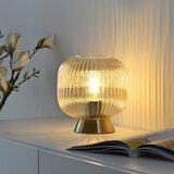 SCHÖNER WOHNEN 13573-27 - Stona lampa NAMI 1xE27/25W/230V zlatna/bež | Eponuda.com