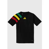 Adidas Dječja majica kratkih rukava FORTORE23 JSY Y boja: crna, s tiskom, IK5730