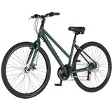 Visitor bicikl city ridge 28" alu 17" disk dupli 18 brzina 167-192cm(l/xl) zeleni mat 1282082 | Eponuda.com