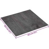  Samoljepljive Pločice za Pod 30 5 x 30 5 cm 20 pcs PVC - tamno smeđa i crna | shoptok.hr