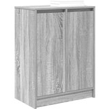 vidaXL Omarica za čevlje siva sonoma 57x34x76 cm inženirski les | Shoptok.si