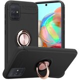 Cadorabo Case, združljiv s Samsungom v črni barvi - Rose Gold - Zaščitni pokrov s fokusnim obročem iz silikona TPU, (20572433) Cene