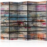  Paravan u 5 dijelova - Colourful Wood II [Room Dividers] 225x172 | shoptok.hr