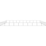  Kavez za pse srebrni 70 m² čelični | shoptok.hr