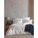 Blue WhiteGreyBlue Ranforce Double Quilt Cover Set (DE)