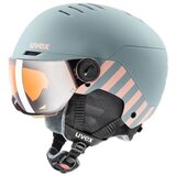  KACIGA UVEX ROCKET JUNIOR VISOR rhino-blush mat S2 Cene