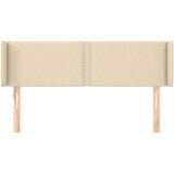  Vzglavje z ušesi krem 147x16x78/88 cm blago, (20737669) | Shoptok.si