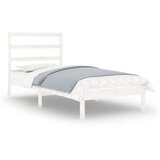  The Living Store Posteljni okvir bel iz trdnega lesa 90x190 cm - Posteljni Okvir, (21454872) | Shoptok.si