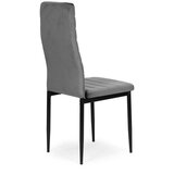  Set Stolica s Naslonom od Sivog Baršuna (4 komada) | shoptok.hr