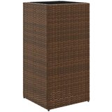  Vrtne sadilice 2 kom smeđa 40 x 40 x 80 cm od poliratana | shoptok.hr