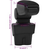  Naslon za ruke za automobil crni 17 x 32 x (35,5 - 52) cm ABS | shoptok.hr