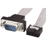 Renkforce D-SUB povezovalni kabel z ženskim konektorjem in tračnim kablom 0\,26 m D-SUB priključni kabel\, vsebina: 1 kos, (20410569) | Shoptok.si