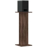 vidaXL Stojalo za zvočnike 2 kosa rjavi hrast 30x30x80 cm inž. les | Shoptok.si