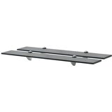 Maison Chic 2 kosi Stenske Police - Viseče police steklo 70x20 cm 8 mm, (21793705) | Shoptok.si