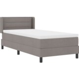 Box Spring Krevet s Madracem Taupe 80x200 cm Tkanina | shoptok.hr