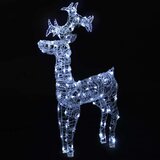  Božični jelen 90 LED lučk 60x16x100 cm iz akrila, (20579606) | Shoptok.si
