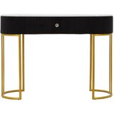 Mauro Ferretti Crni/u zlatnoj boji pomoćni stol 43x100 cm Montpellier – | shoptok.hr