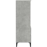  Visoka komoda boja betona 40 x 36 x 110 cm konstruirano drvo | shoptok.hr