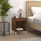  Nočna omarica 2 kosa Rjav hrast 40x35x50 cm, (20730921) | Shoptok.si