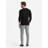 Ombre Set of men's SLIM FIT longsleeves with V neckline and logo 2-pack | Shoptok.si