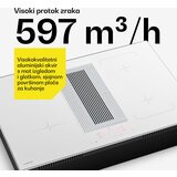 Klarstein Velaire indukcijska ploča za kuhanje s napom | 4 zone kuhanja | 8400 W | 80 cm | shoptok.hr