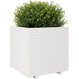  Vrtna sadilica bijela 70x70x72,5 cm od masivne borovine | shoptok.hr