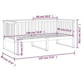  Dnevna postelja 90x190 cm trdna borovina, (21073755) | Shoptok.si