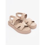 SEASTAR Beige platform sandals with cutouts | shoptok.hr