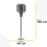 Lesnina XXXL onli - podna lampa pioggia 3xE14/6W/230V hrom | Eponuda.com