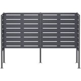  Ekran za kante za smeće 167 x 85 x 113 cm Čelik Antracit | shoptok.hr