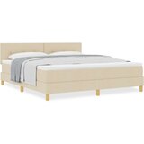 Box Spring Postelja z Vzmetnico Krem 180x200 cm Tkanina, (22081172) | Shoptok.si