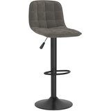 Furnova Barski stolček temno siv žamet, (21949200) | Shoptok.si