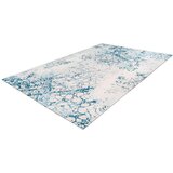 Kayoom RAVNO TKANA PREPROGA Galaxy 725 Creme / Blau 80/150 cm tkano modra, krem barve | Shoptok.si