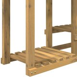  Stalak za biljke Bijela 90 x 25 x 73 cm Čvrsto drvo akacije | shoptok.hr