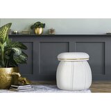 Kayoom TABURE, tekstil bela, zlate barve | Shoptok.si