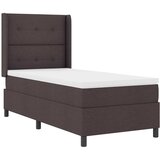  Krevet s opruga kutije Tamno smeđa 190 x 90 cm tkanina | shoptok.hr