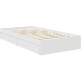  Krevet s od storage Bijelo 90 x 200 cm Konstruirano drvo | shoptok.hr