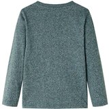  Dječja majica dugih rukava tamnozelena prošarana 92 | shoptok.hr