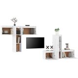 TV omarica 6 kosov bela trdna borovina, (20731719) | Shoptok.si
