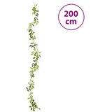  Cvjetni vijenci 6 kom bijeli 200 cm | shoptok.hr