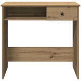 vidaXL Pisalna miza artisan hrast 80x40x75 cm inženirski les | Shoptok.si