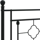  Metalno uzglavlje crno 193 cm | shoptok.hr