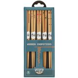 Rex London Lesen komplet jedilnih paličic 5 ks v naravni barvi Delicate – | Shoptok.si