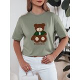 DStreet T-shirt damski BAREN ciemnozielony Cene