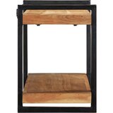 vidaXL Stenska polica 90x33x45 cm Masivni les Akacija | Shoptok.si