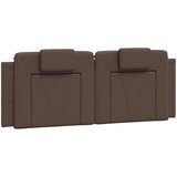  Okvir kreveta s LED svjetlima smeđi 120 x 200 cm umjetna koža | shoptok.hr