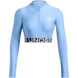 Under Armour Women's T-shirt HeatGear Rib 1/4 Zip LS Cene