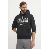 Nike Pulover Chicago White Sox moški, črna barva, s kapuco